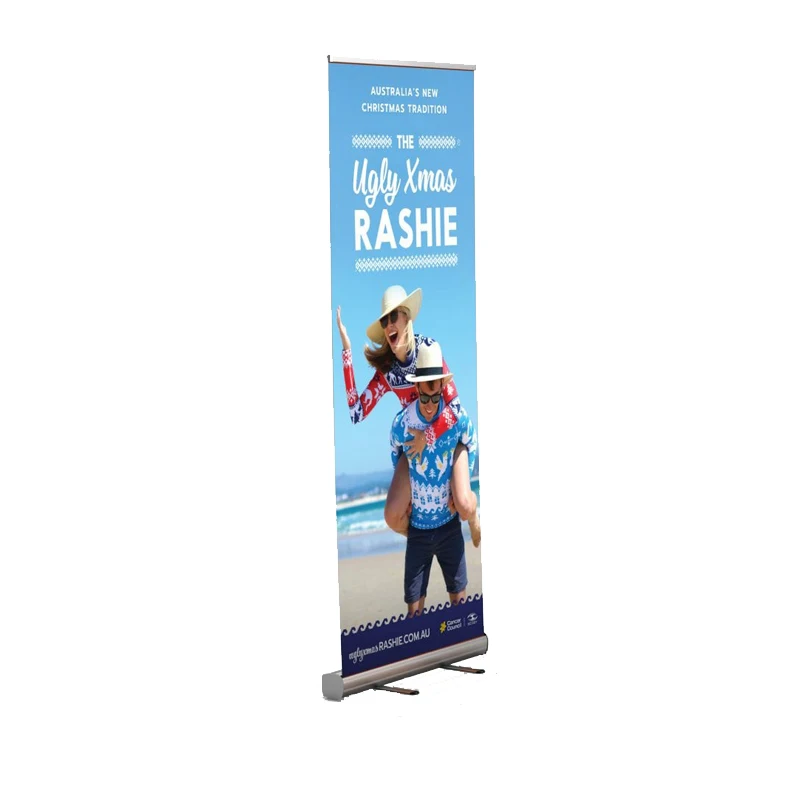 Digital Print advertising aluminum roll up banner portable retractable pull up banner display rollup Stand