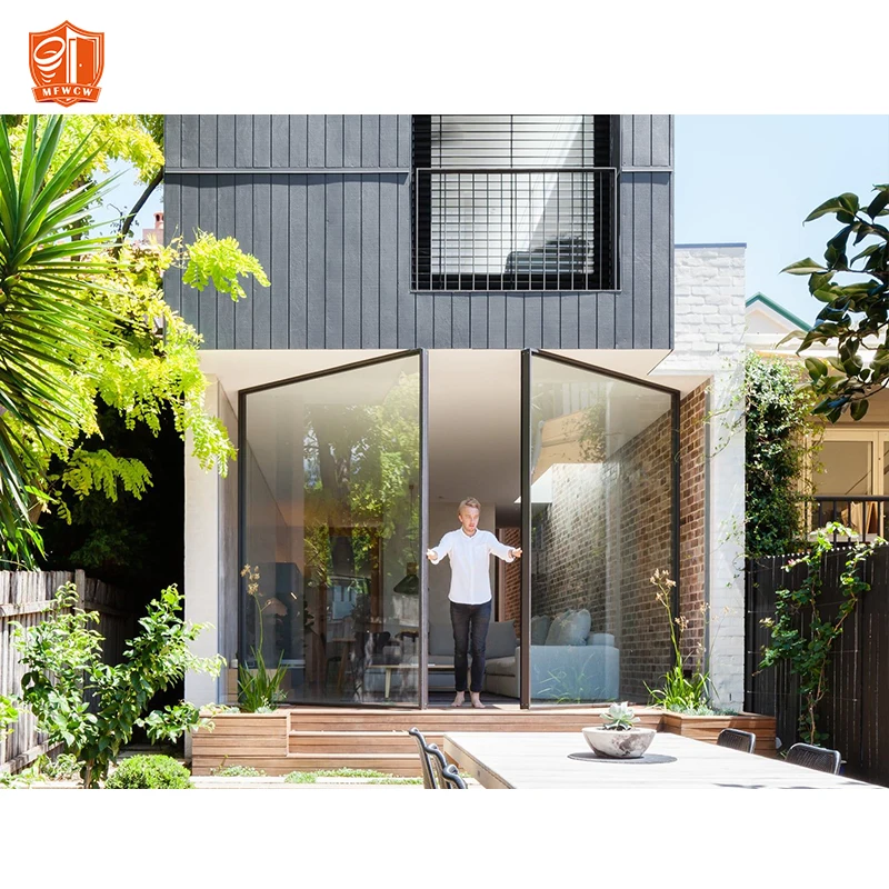 Hurricane Proof Cheap Price Double Glazed Adjustable Impact Aluminium Pivot Door