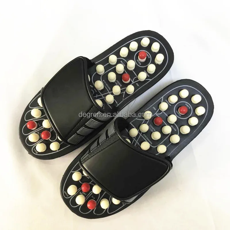 Hot Sale Acupressure Reflexology Foot Care Massage Slippers Acupoint Sandals Massage Shoes