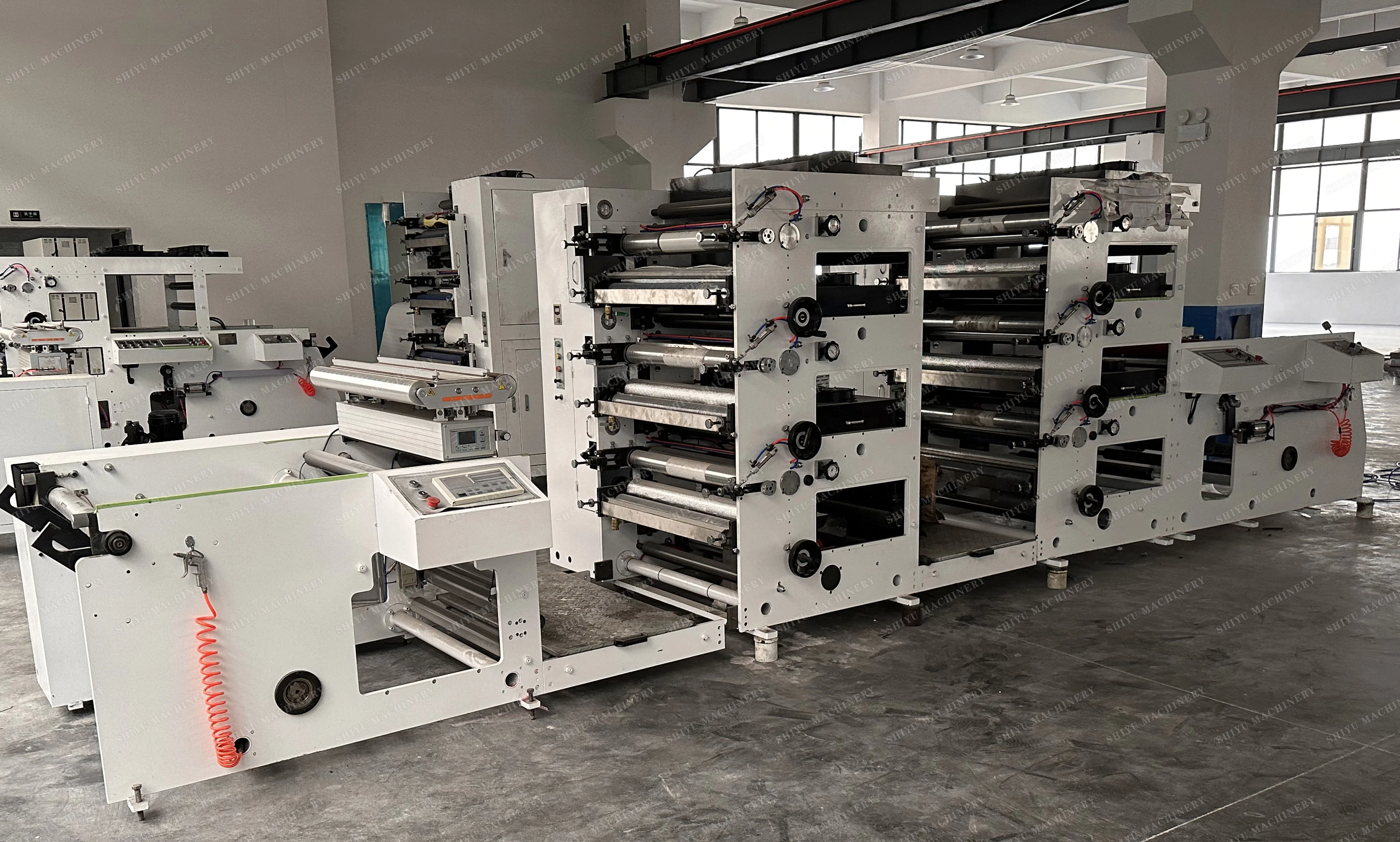 Full automatic multicolor flexo printing machine/flexo printer machine/plastic flexo printing machine