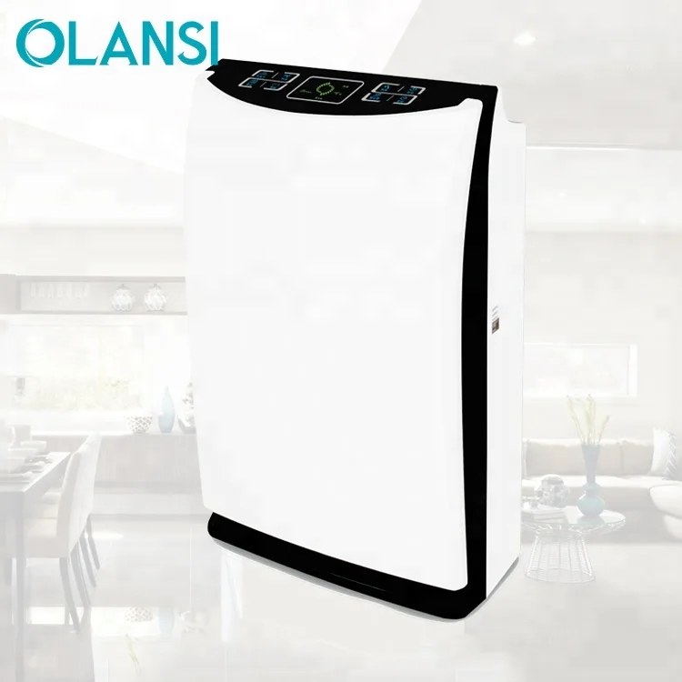 Power Saving Wifi HEPA and Honeycomb Activated Carbon Filter Air Purifier Humidifier with Odor Sensor