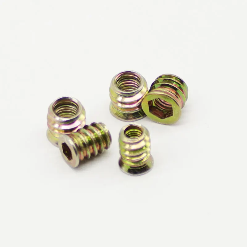 Yellow Zinc Plated Grade 4.8 Insert Nut furniture nut