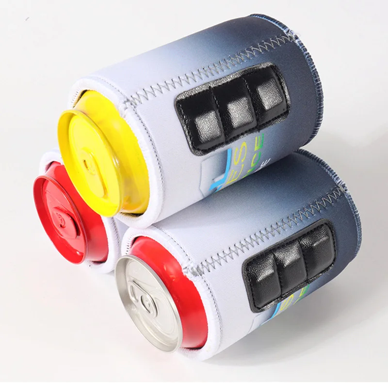 Skinny Integrate Small Sling 6 Pack Can cooler Fabric Powder Coated For 12OZ Slim Cans