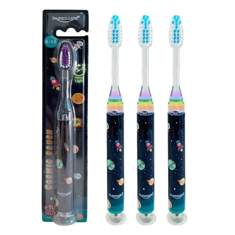 MESURE Flashing Toothbrush with Kids Toothbrush Timer Led Light OEM Service Nylon Manual Toothbrush for Children