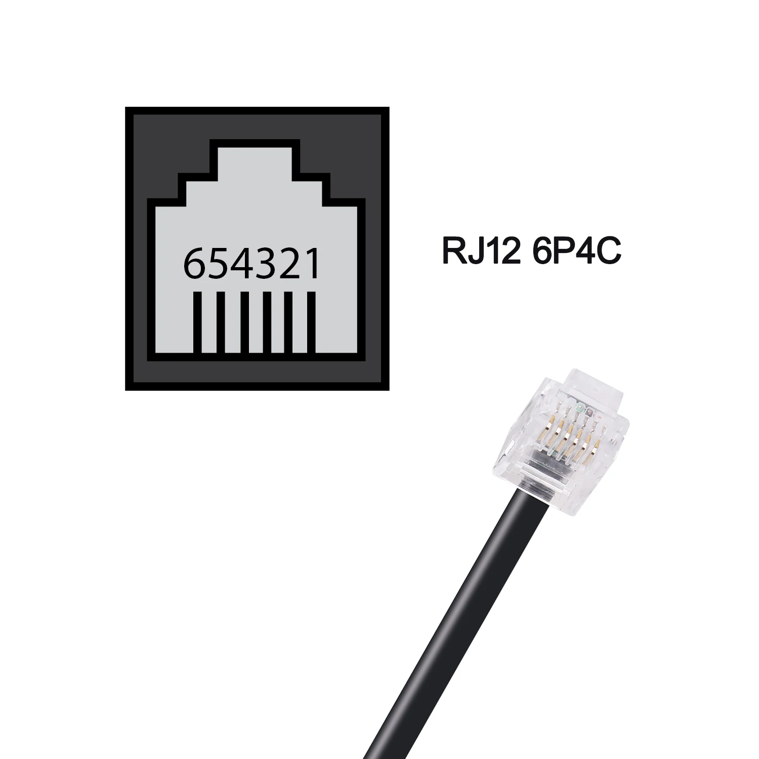 USB Serial RS232 to RJ12 6P6C Adapter Cable for APC PDU 940-0144A