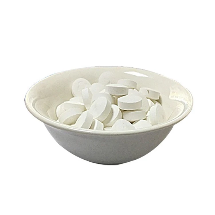 Popular Chlorine Tablets Sodium Dichloroisocyanurate Sdic 60% Calcium Hypochlorite Sdic Manufacturer