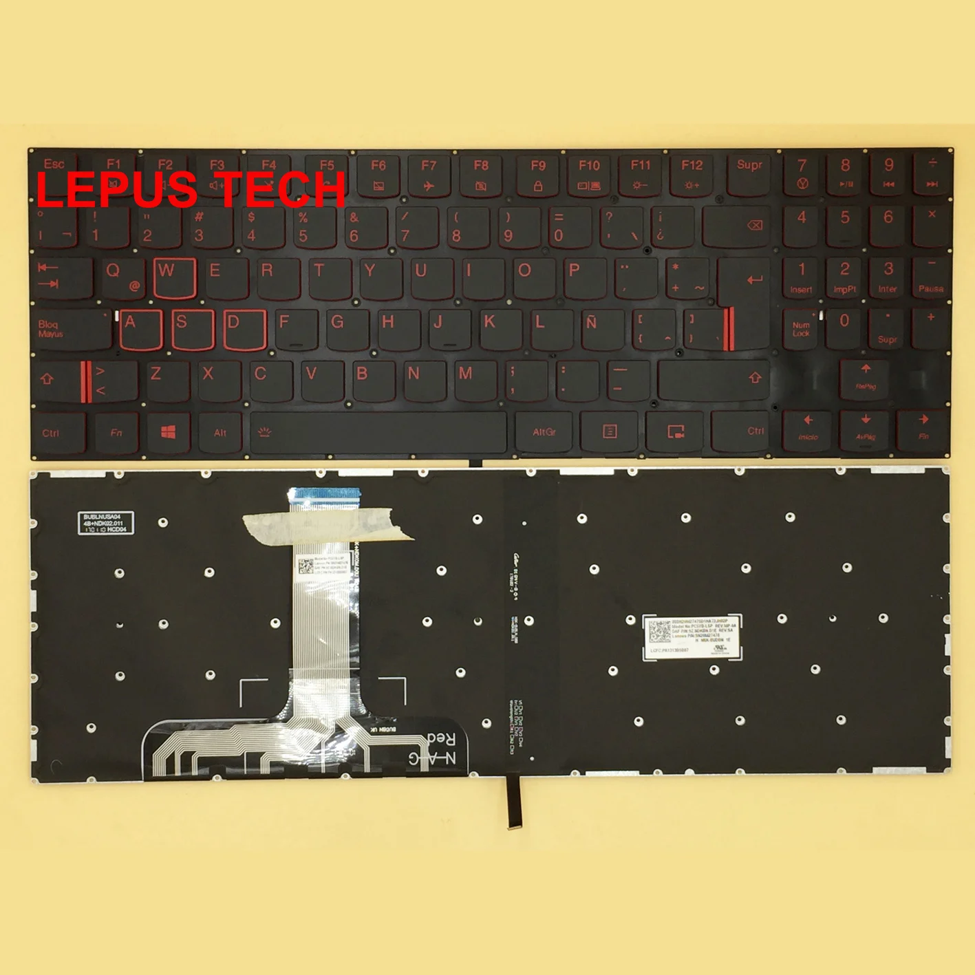 Оригинальная новая Латиноамериканская клавиатура LA SP для LENOVO Y520 R720-15 R720 Y520-15 Y720 Y720-15 клавиатура с подсветкой