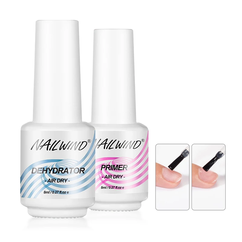 NAILWIND oem пользовательский логотип маникюрные инструменты для дизайна ногтей 8 мл не нужно сушить на воздухе Дегидратор праймер ухода за
