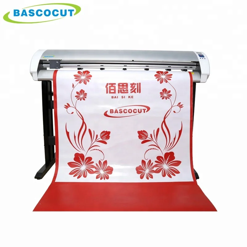 Bascocut 48 Inch Graph plotter For Vinyl Sticker/1300mm Cutter plotter Wifi Blue-tooth Optional
