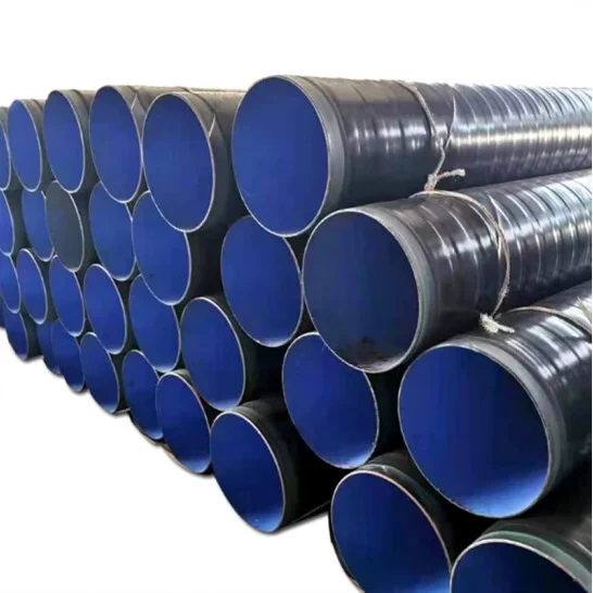 Internal and external coating Spiral Anticorrosion Tube SSAW SAWH FBE 2PE 3PE 2PP 3PP Antiseptic Steel Pipe