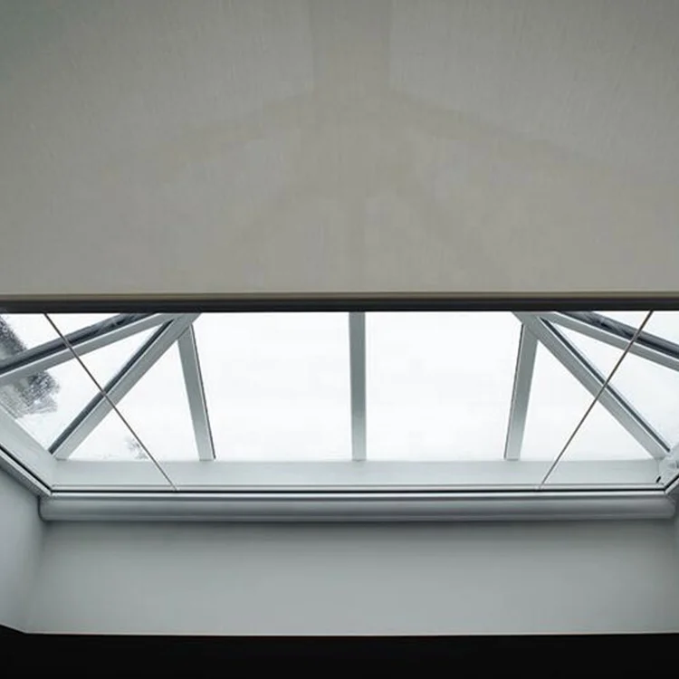 Wholesale Custom Dual Layers Manual Electric Sun Shading Roof Skylight Blinds