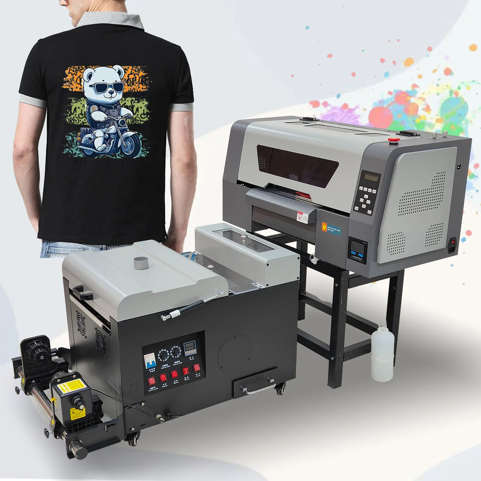 Струйный принтер A3 Dtf для печати на футболках Epson Xp600 I1600