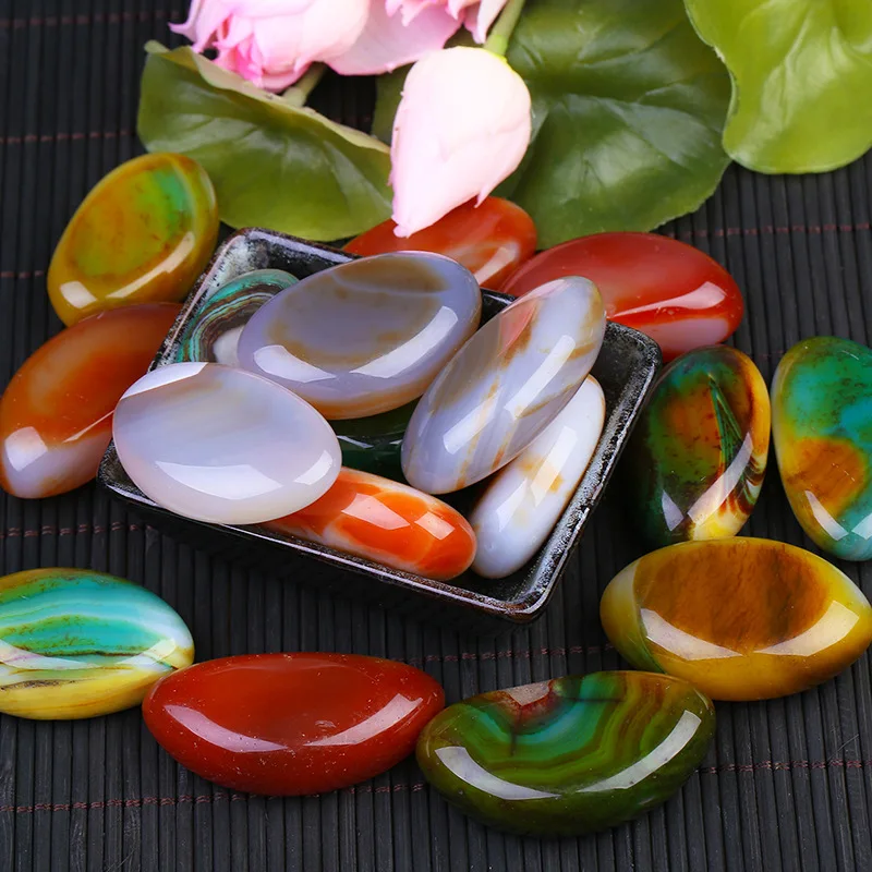 Natural Gemstone Crystals Healing Stones Variety Clear Rose Quartz Amethyst Crystal Tumble Stone