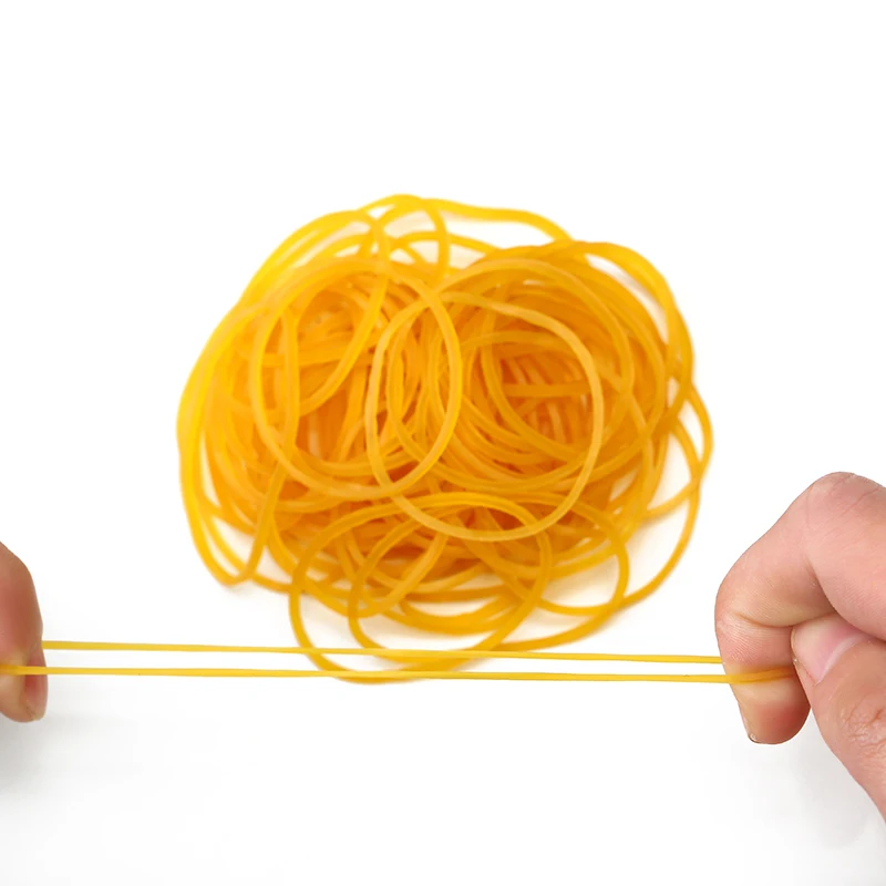 Wholesale Elastic Transparent Natural Rubber Bands for hair Office School Home Supplies