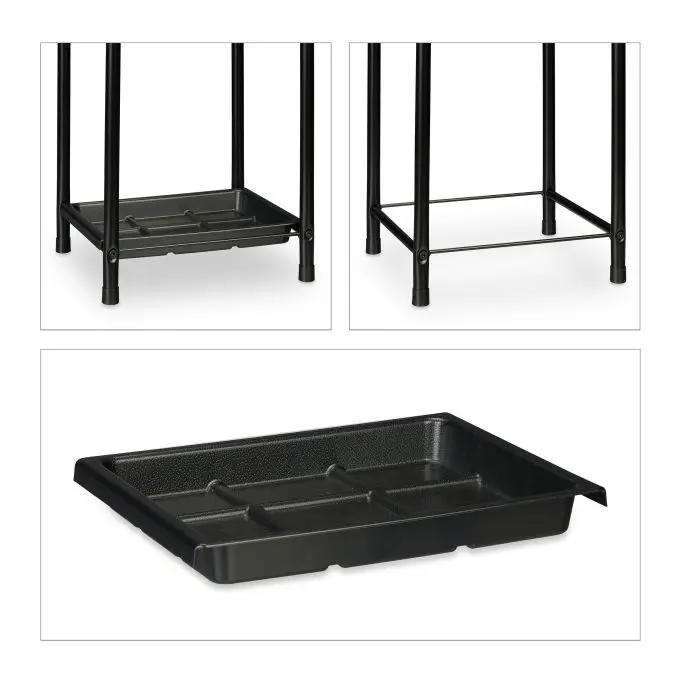 High Round Creative Umbrella Rack Holder Metal Leather Stands Decorative Unique Style Stand Wrought Iron Solid Storage Big