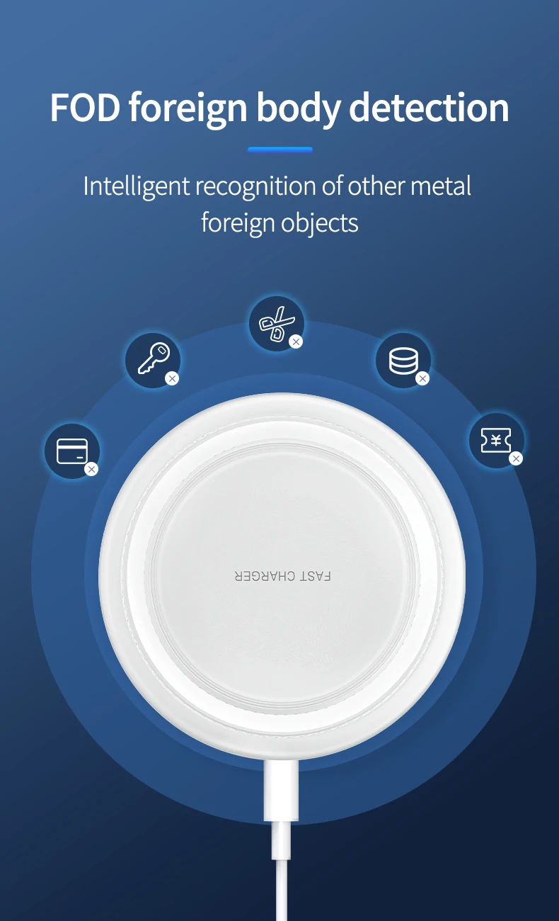 Оптовая продажа, портативное магнитное Беспроводное зарядное устройство 15 Вт, универсальное круглое быстрое зарядное устройство QI, беспроводное зарядное устройство для мобильного телефона