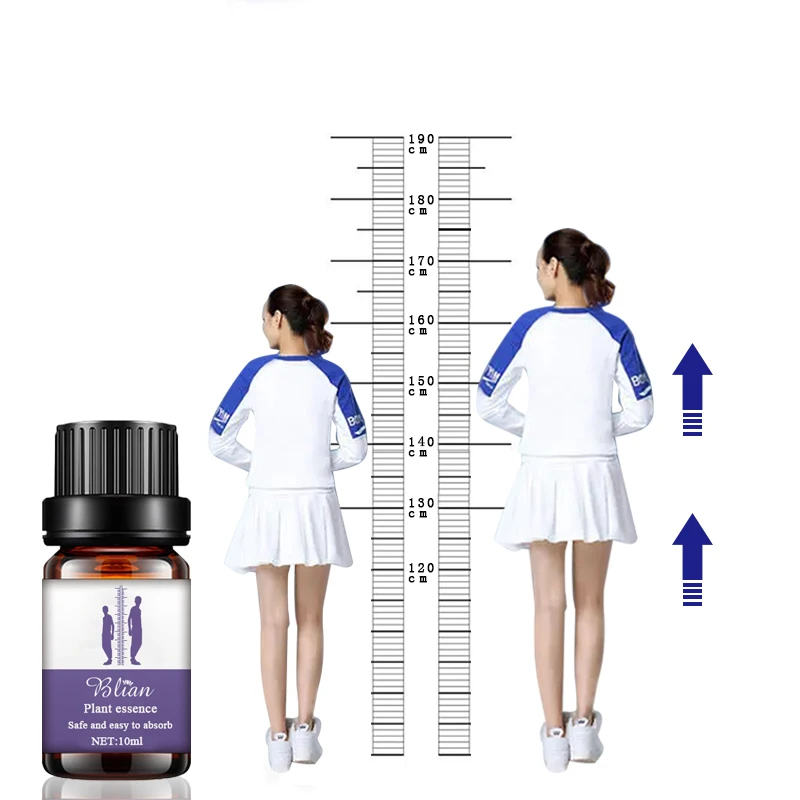 Private Label Organic Vegan Pure Essential Oil Foot Health Skin Care Promote Height Increasing Bone Growth Oil