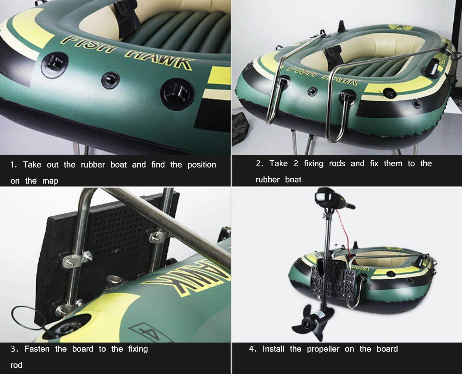 Надувная гребная рыболовная лодка, резиновые большие спортивные лодки с комплектом моторов