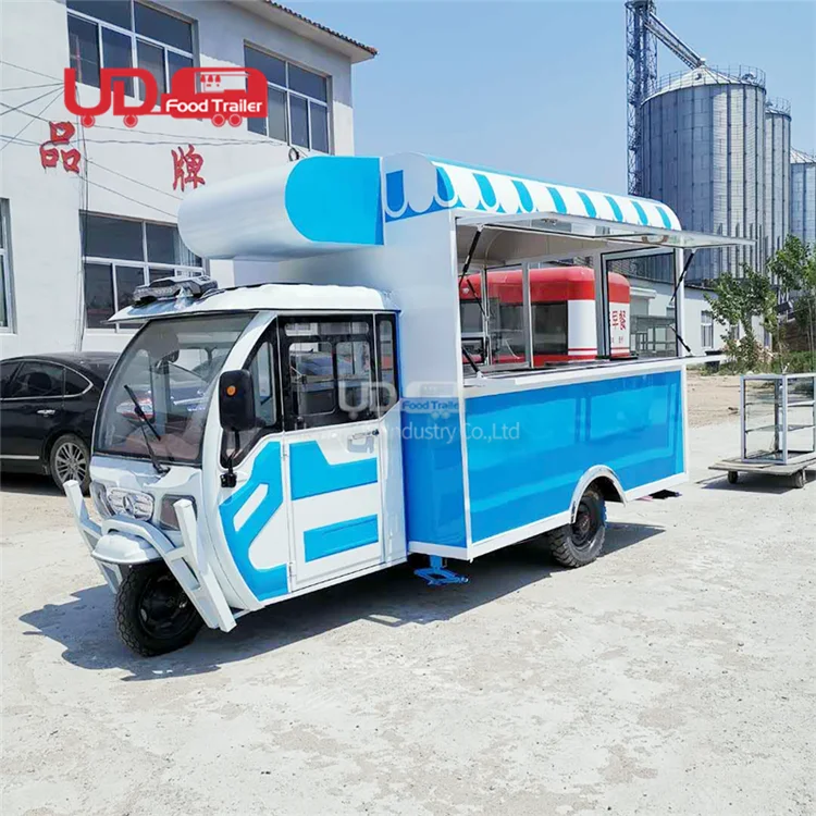 China Foodtruck Mobile Street Small Kitchen Trailer Hot Dog Vending Carts Mini Food Truck for Sale