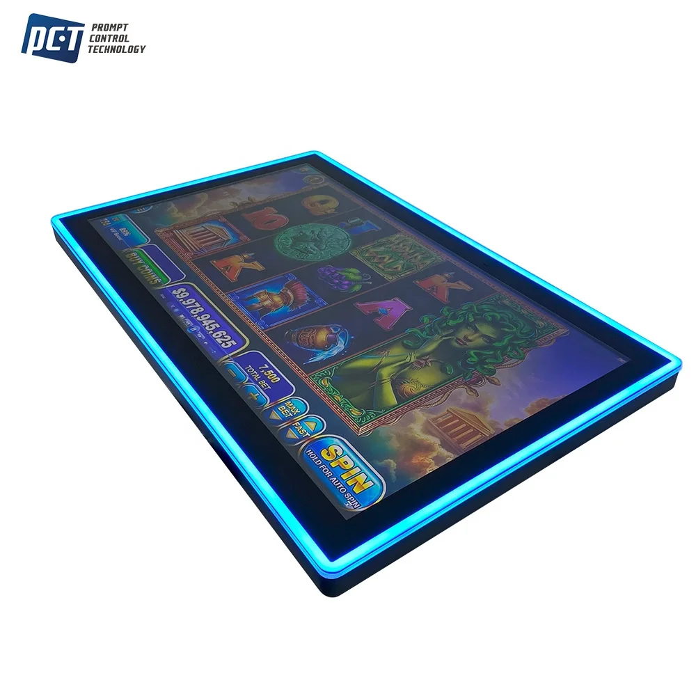 23,8 27 дюймов кромкой светодиодный защелка казино Емкостное касание емкостный сенсорный монитор с открытой рамкой
