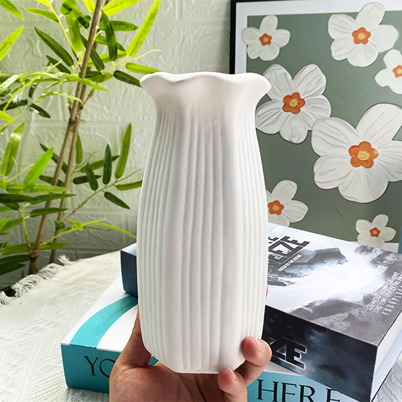Customized size antique cylinder modern vase beautiful flower vases for living room decor