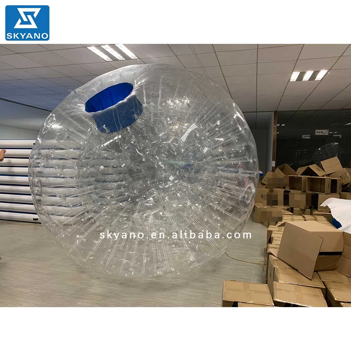 High quality TPU or PVC material Inflatable Human Hamster Ball Downhill Zorb ball