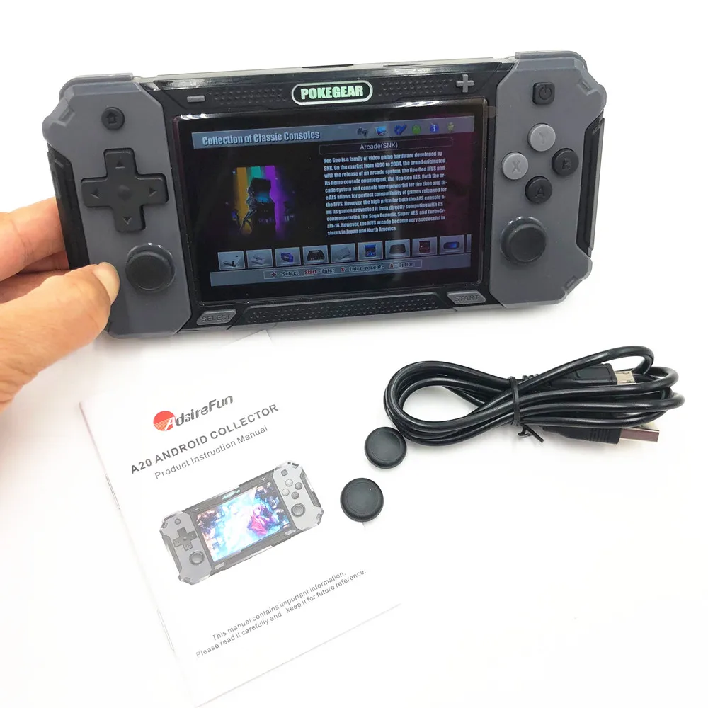 4 inch IPS HD Screen TF card supported Games preinstalled retro video console for Nintendo 64