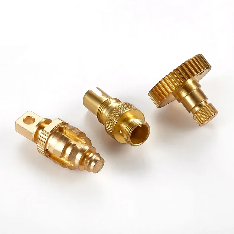 OEM High Precision Bronze/Copper/Brass Pin Knurled Nut Screw Cnc Lathe Parts turning milling Cheap CNC Michining Service