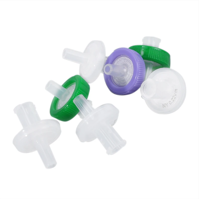 Lab Sterile PTFE Pes PVDF Nylon 0.22um 0.45um Syringe Filter