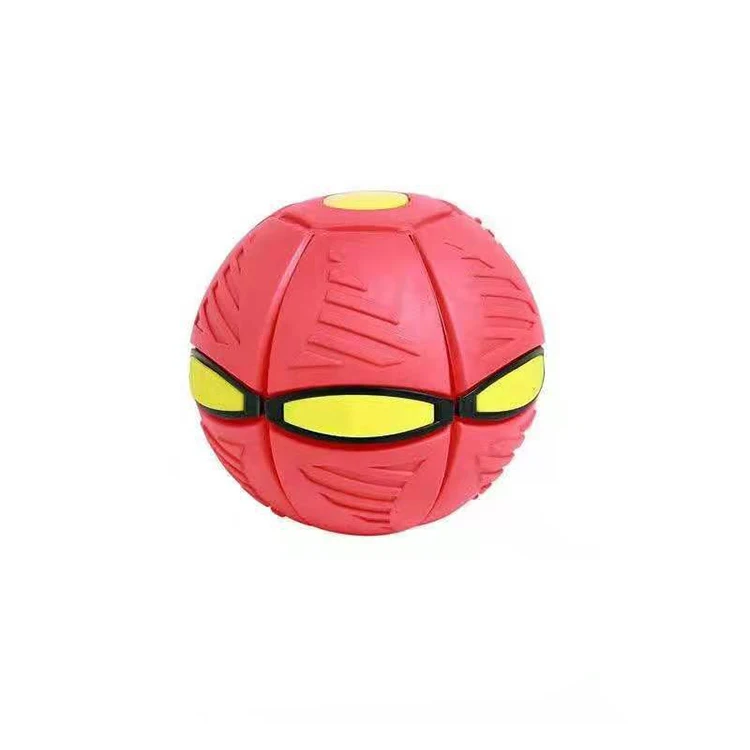 Wholesale Magic UFO Ball Flying Saucer Flat Ball Deformation Vent Ball Interactive Pet Training Outdoor Kids Sports Toys