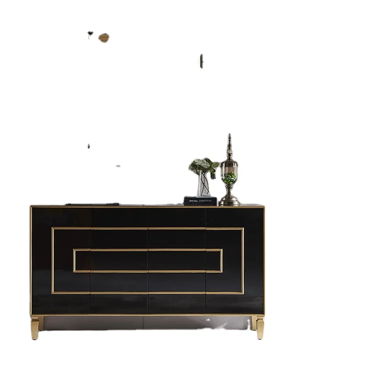 Винтажный многофункциональный современный столовый сервант в современном стиле