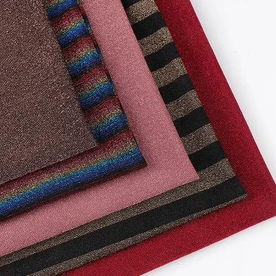 78%polyamide 16%wire 6%spandex South Korea Full star gold and silver thread jacquard knitted fabric  metal wire nylon elastic