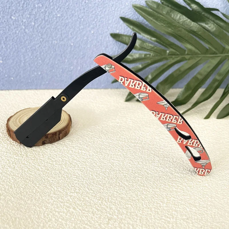 Stainless Steel Personalized Straight Razor Single Blade Barber Razor Disposable Blade Safety Razor