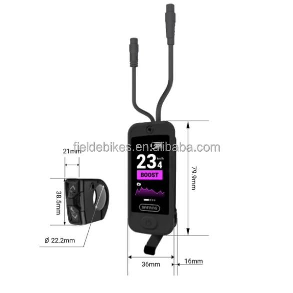 Bafang красочный DPC030 CA EROAD EMTB дисплей с Bluetooth для двигателя bafang can version