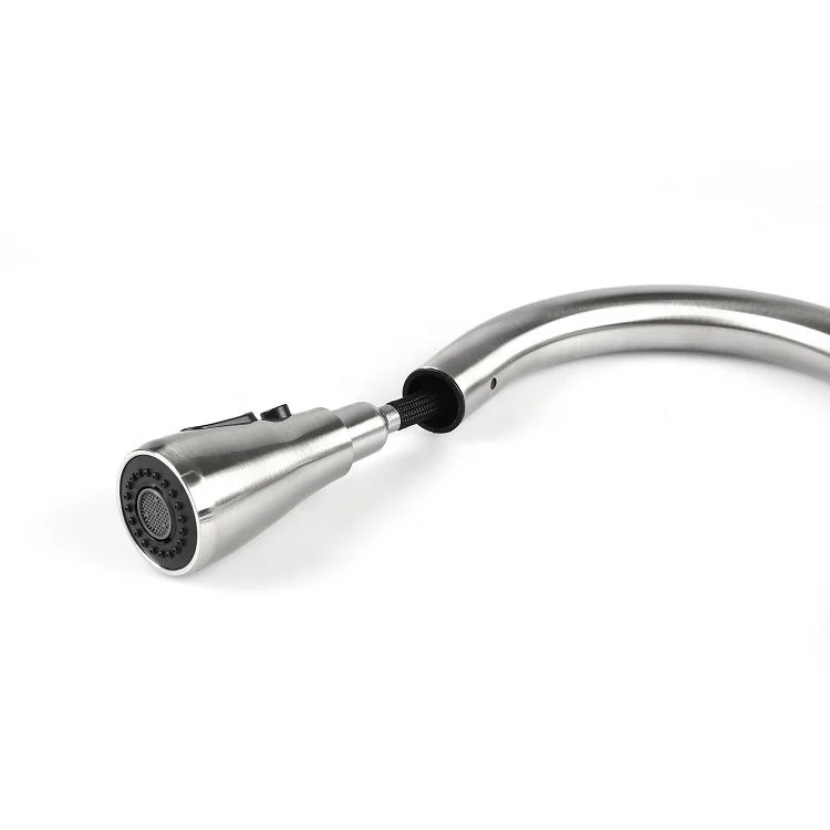 Высококачественный смеситель из нержавеющей стали с одной ручкой для горячей и холодной воды, смеситель для ванной и кухни