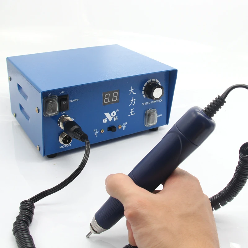 Hot Sale Saeshin High Speed 90000RPM Electronic DALIWANG Control Micromotor Nail Drill Machine