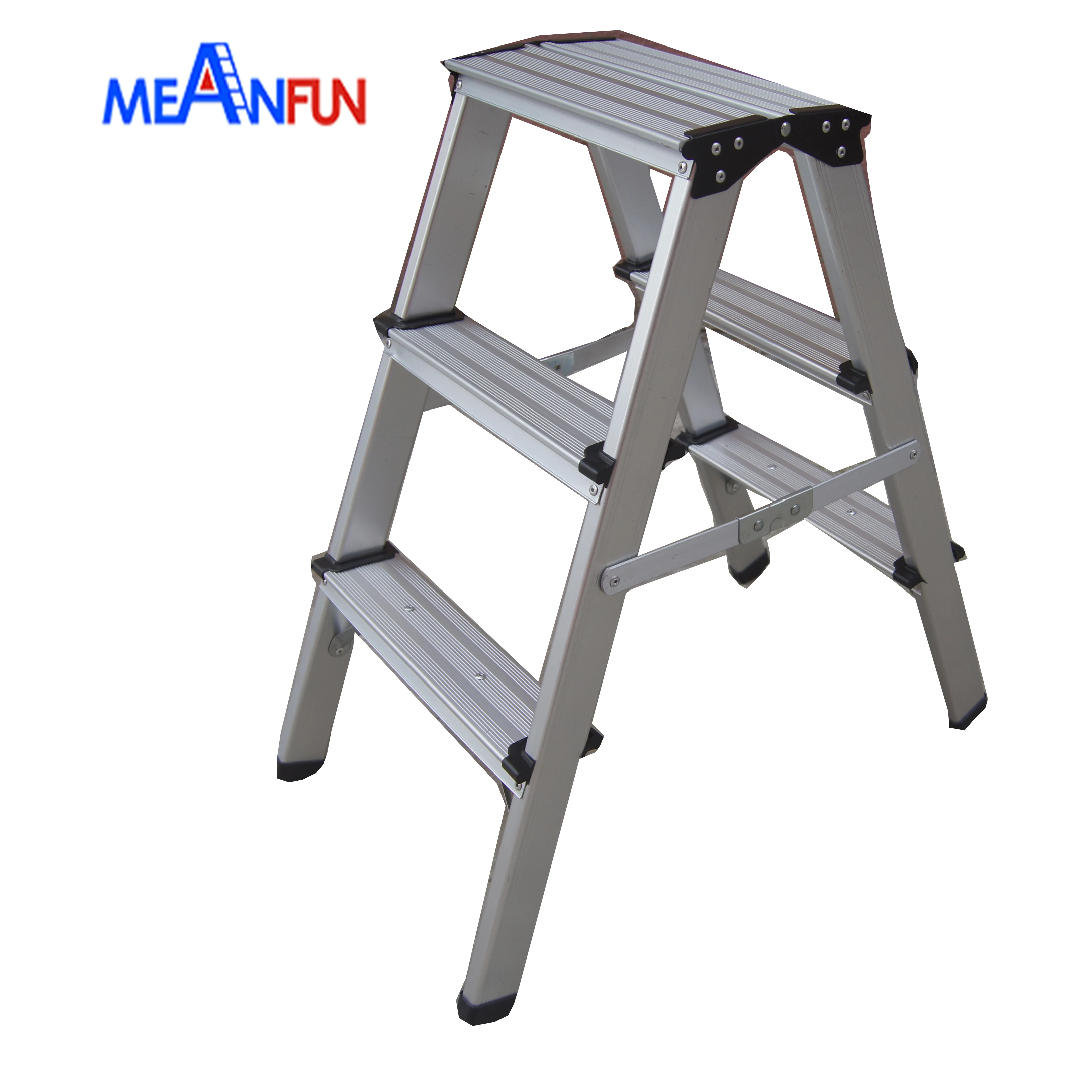 2020 Low Cost High Quality 2 step aluminum household folding foot step ladder stool