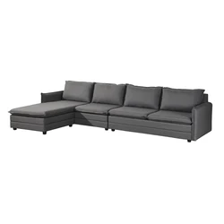 Sofa Set Furniture Customizable Deep Seating Couch Sectional Living Room Combination Sofa Set 7 Seater Corner Sofa