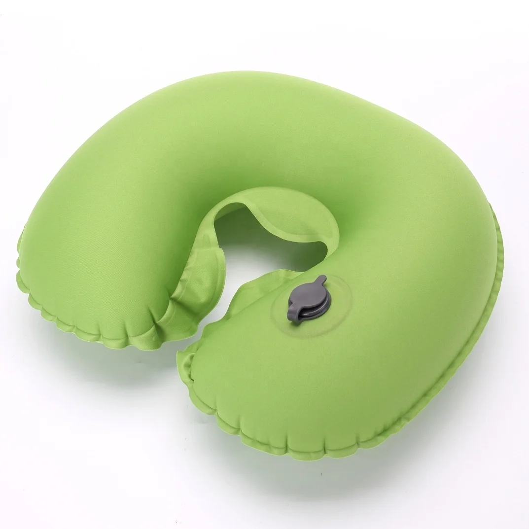 Air Inflatable Traveling Comfortable Travel Pillow Neck Pillow Airplane for Sleeping Travel OEM Memory Foam Pillow