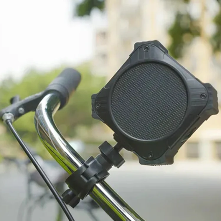 Водонепроницаемая портативная беспроводная bluetooth-колонка с солнечной зарядкой мини-вход aux bt НЧ-динамик для домашнего кинотеатра душа уличная коробка сабвуфер