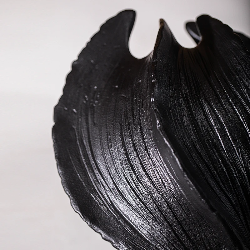 Creative Nordic Dried Branches Pot Black And White Abstract Reed Container Ceramic Flower Vases Minimalist Home Decoration Vase