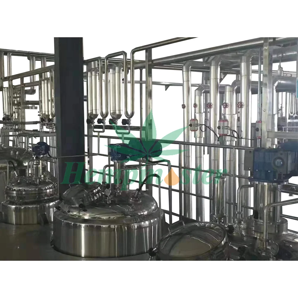 Customized Professional Different Capacity Biomass to Isolate Production Line  for CBD Hemp Extraction