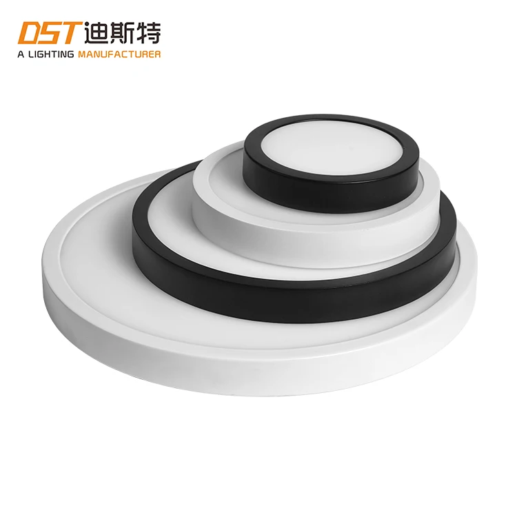 Супер яркое освещение для школы и офиса, маленький и большой, Круглый, 6 Вт, 12 Вт, 18 Вт, 24 Вт, 32 Вт, 40 Вт, 48 Вт, коммерческий светодиодный панельный светильник SMD