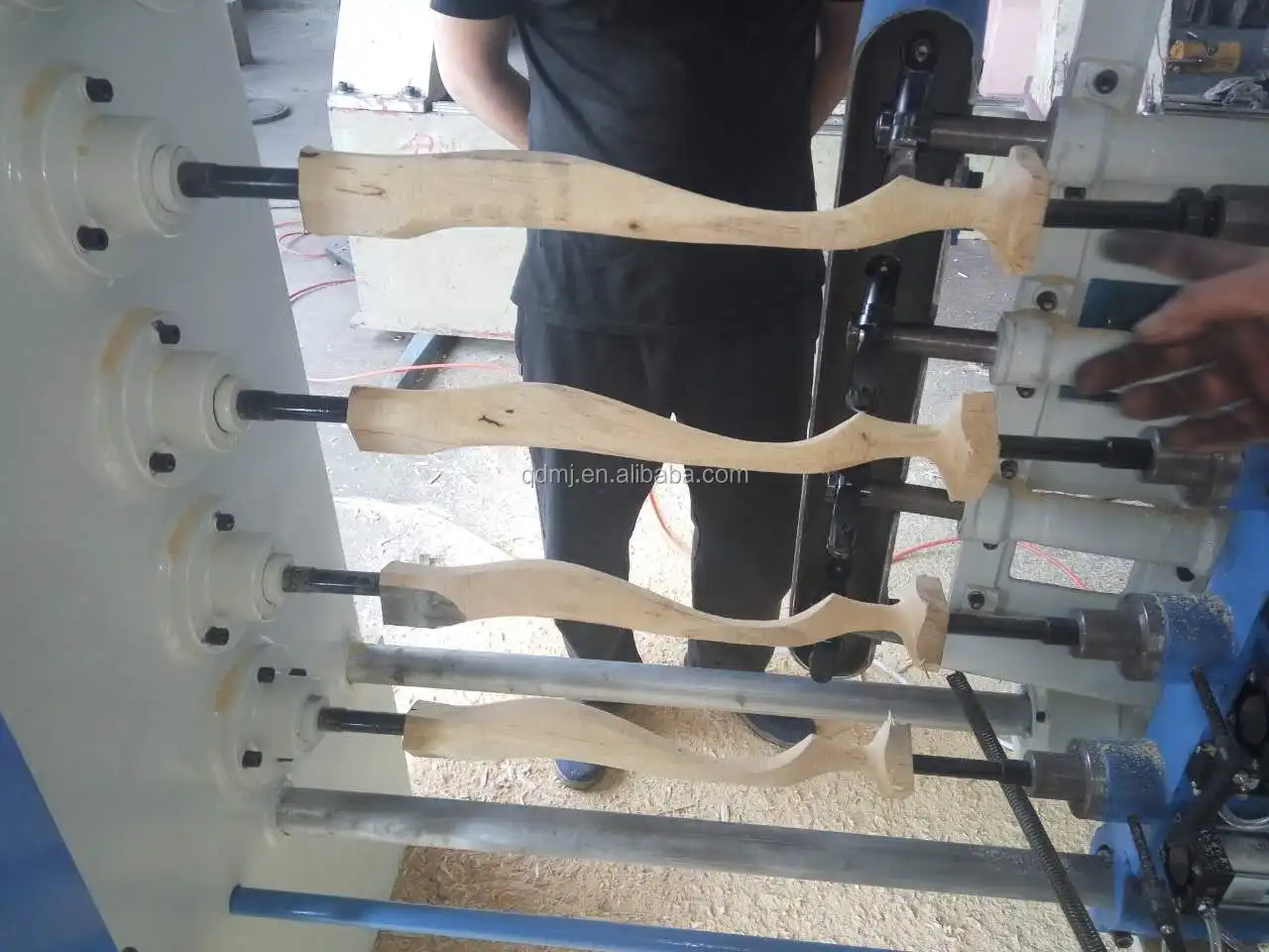 Woodworking Four Spindle Leg Copying Milling Machine