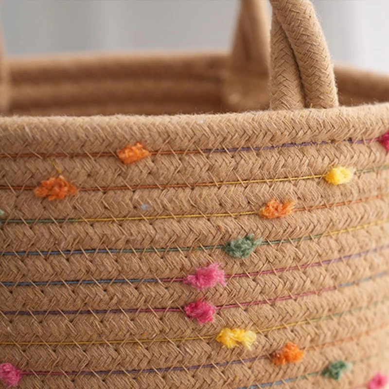 Factory Fashion Tote Basket For Women Braided Travel Summer Beach Tote Bucket Bag Woven Large Capacity Handbags