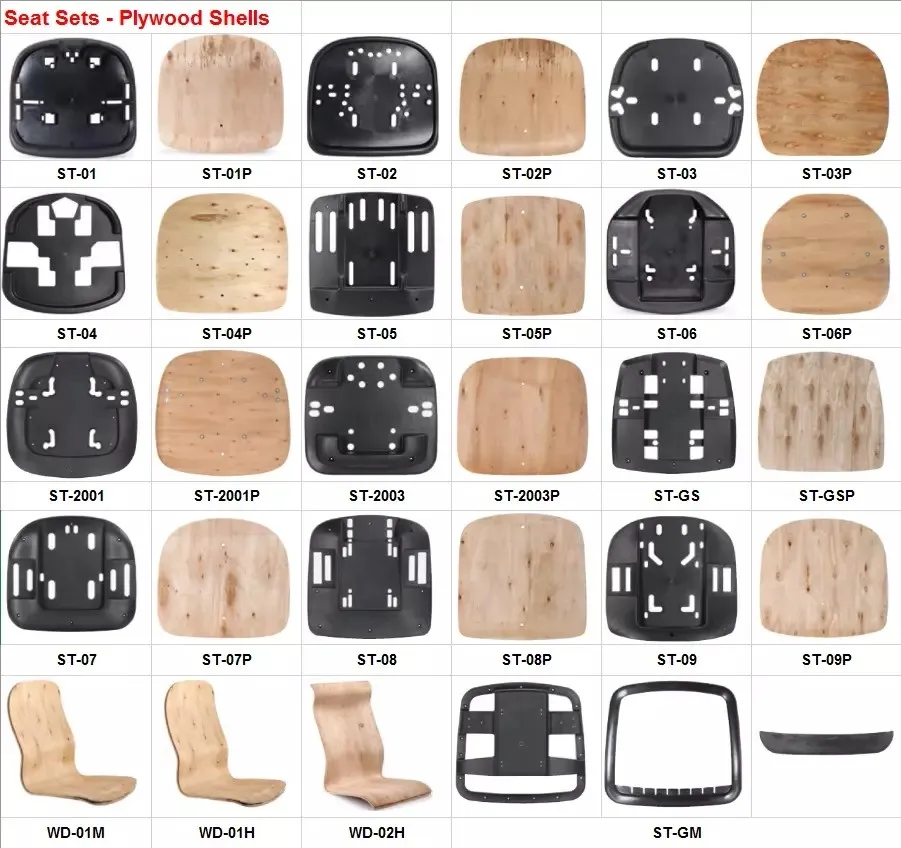 Seat Master Chair Plywood Revolving Chair Frame Wood Unfinished Modern Wooden Office Chair Wood Seat and Back Parts OEM