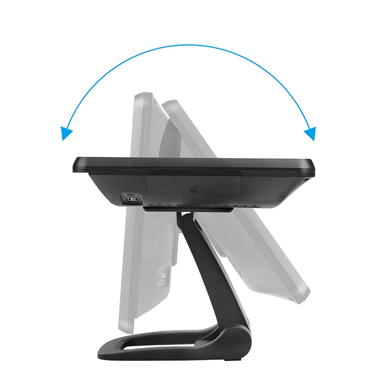 Restaurant Cash Register Billing Pos System All-in-one Folding Bracket 15/15.6 Inch Touch Screen Sale for Retail