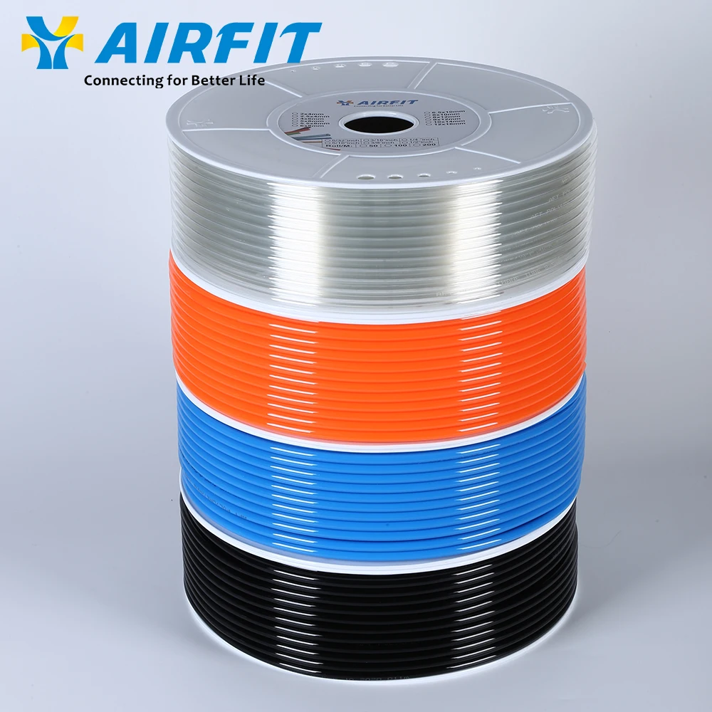 Пневматический шланг высокого давления Airfit, сопротивление напряжения, 3 мм 4 мм 5 мм 7,5 12*8 10, пластиковая полиуретановая трубка