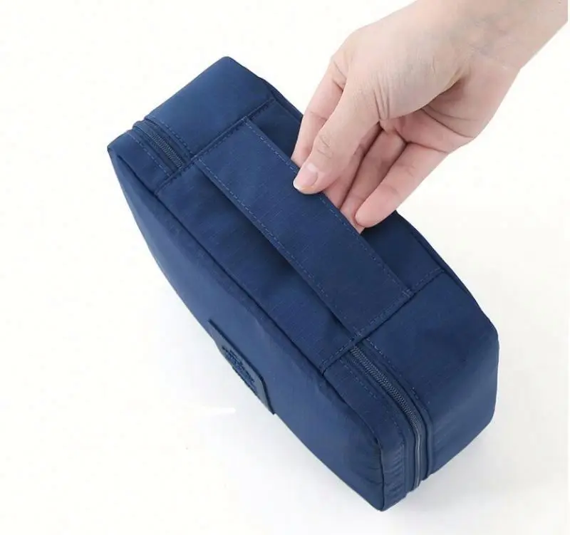 Multifunctional portable waterproof cosmetic bag travel storage bag Nylon cosmetic bag
