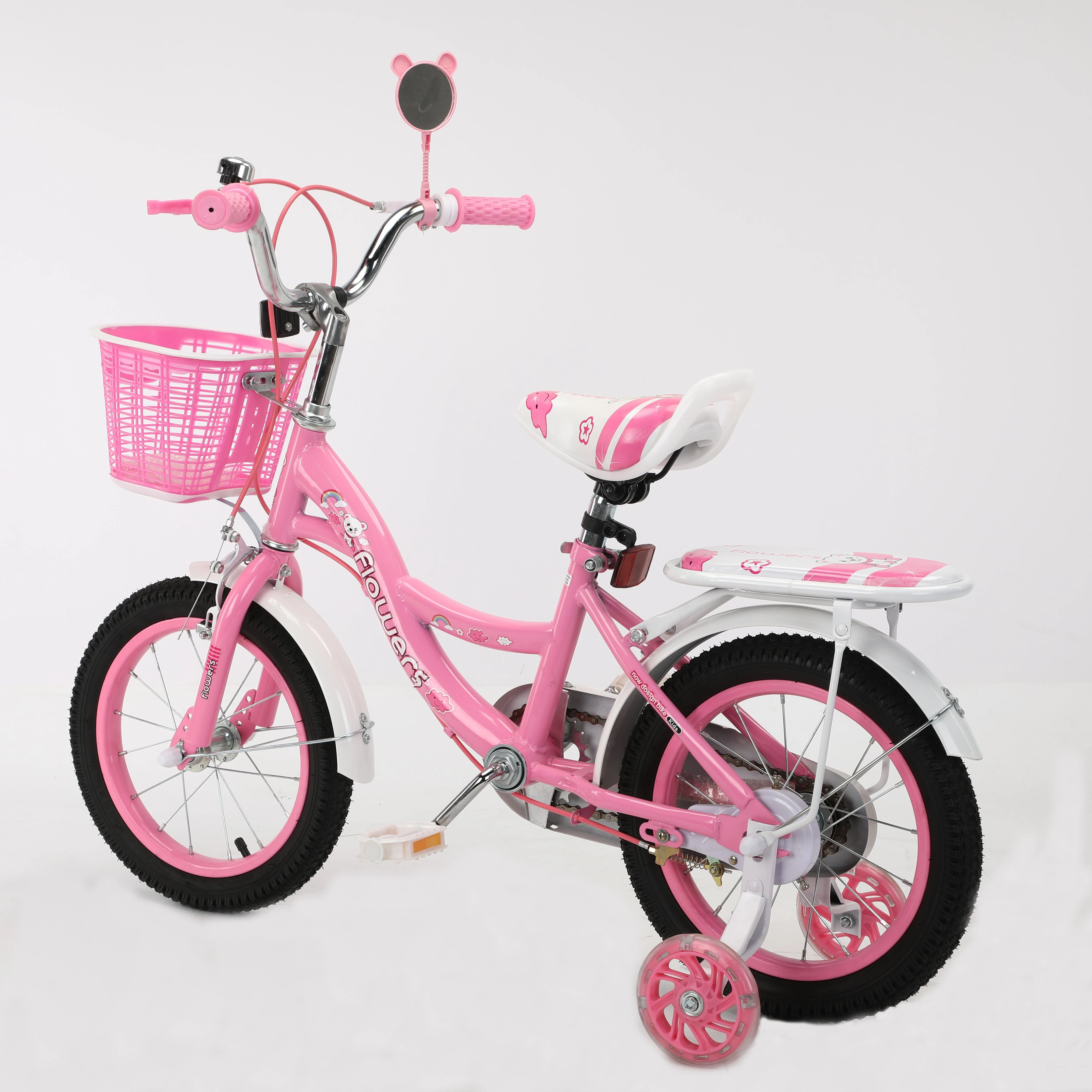 Tong Yong Children Bicycle 12-18 inch Pink For Girls With Auxiliary Wheel Girls Bicycle 2023 Newest